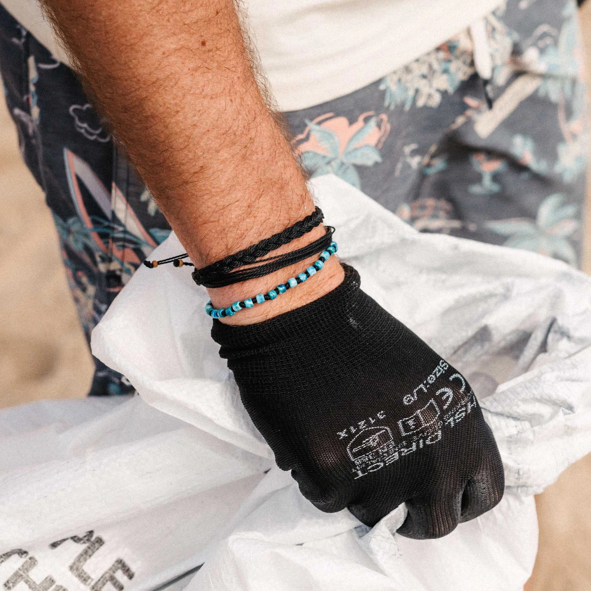 Surfers Against Sewage Recycled Bracelet - Pineapple Island