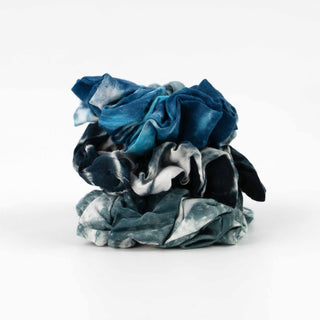 Handmade Tie Dye Hair Scrunchie - Pineapple Island