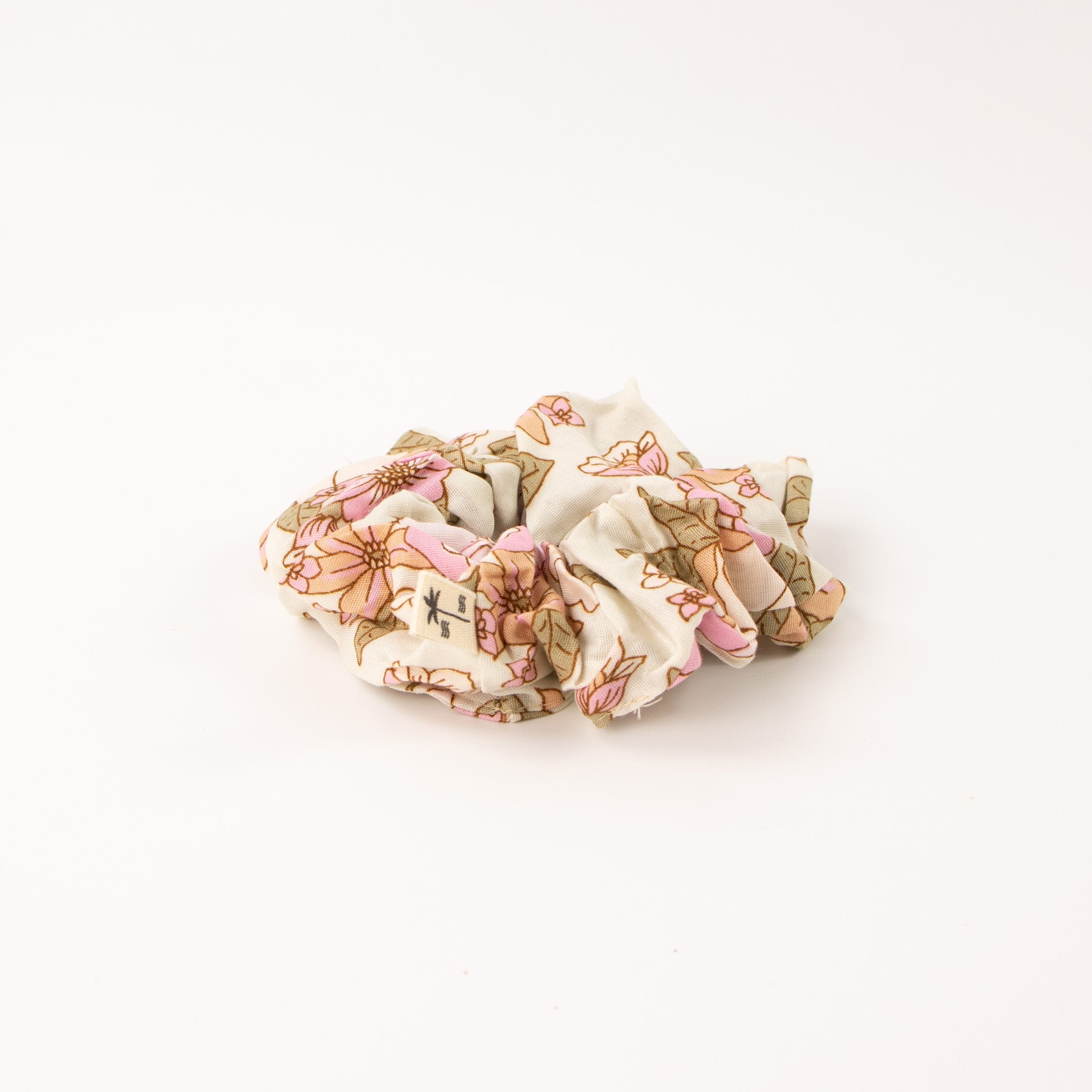Handmade Fabric Off-Cut Scrunchies - Large Pineapple Island