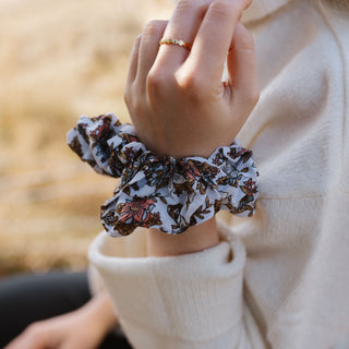 Handmade Fabric Off-Cut Scrunchies - Large - Pineapple Island