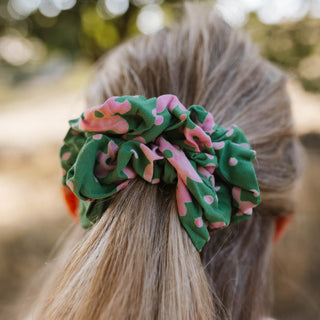 Handmade Fabric Off-Cut Scrunchies - Small - Pineapple Island
