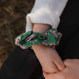 Handmade Fabric Off-Cut Scrunchies - Small - Pineapple Island