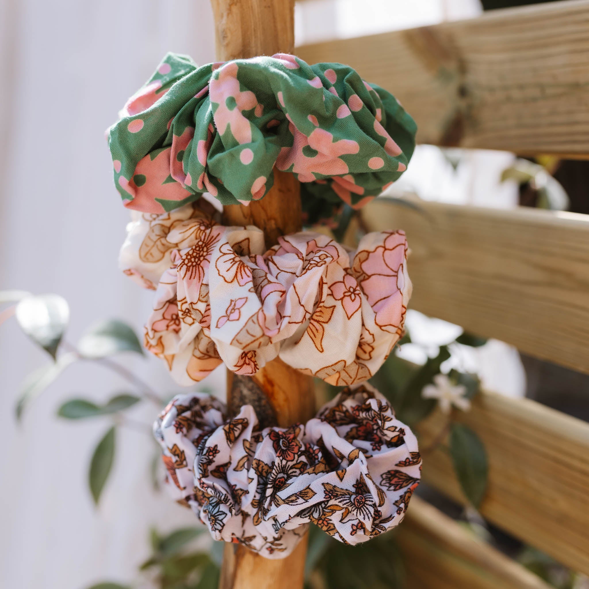Handmade Fabric Off-Cut Scrunchies - Small