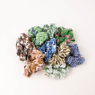 Handmade Fabric Off-Cut Scrunchies - Small Pineapple Island