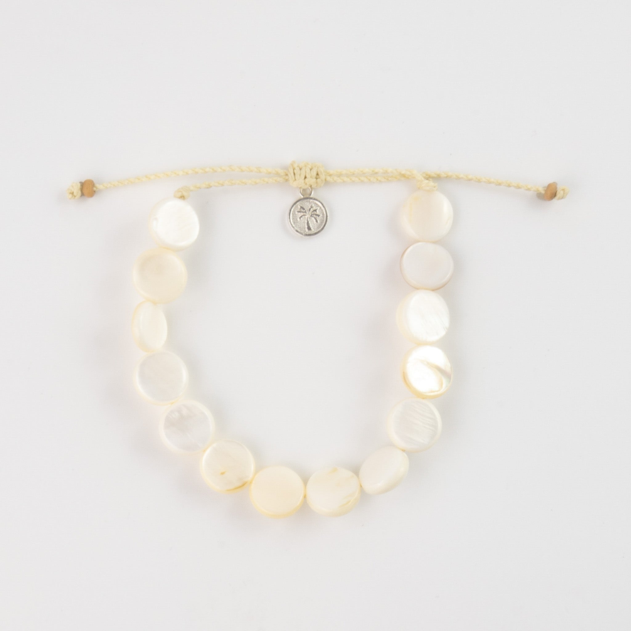 Mother of Pearl Disc Bracelet - Pineapple Island