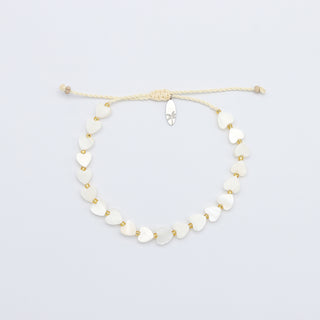 Mother of Pearl Heart Bracelet - Pineapple Island