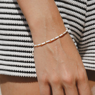 Cahaya Mother of Pearl Beaded Bracelet - Pineapple Island