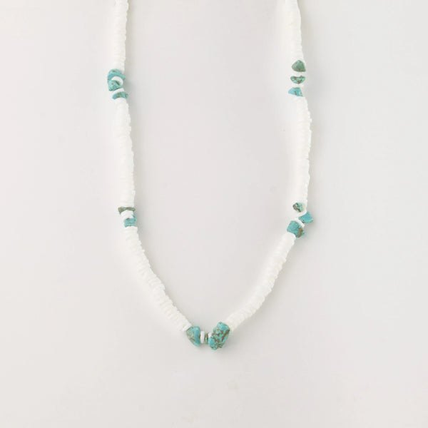 Azul Turquoise & Puka Shell Necklace - Pineapple Island
