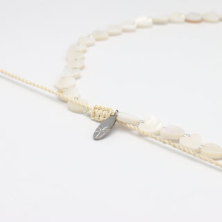 Mother of Pearl Heart Necklace