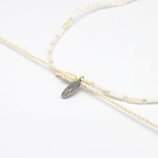 Cahaya Mother of Pearl Beaded Necklace
