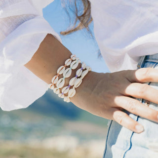 Livadi Cowrie Shell Bracelet - Pineapple Island