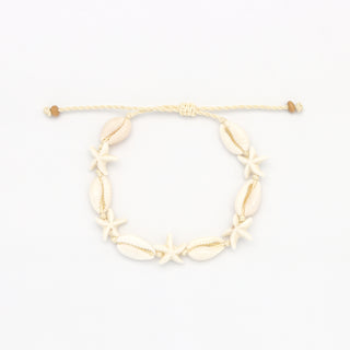 Kahakai Cowrie & Starfish Bracelet - Pineapple Island