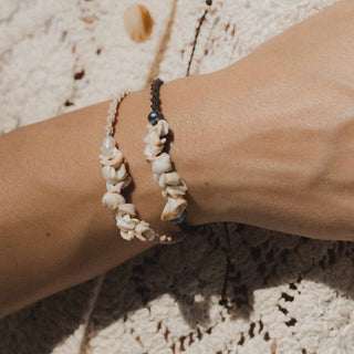 Tenunan Cord, Shell & Pearl Bracelet - Pineapple Island