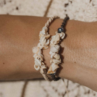 Tenunan Cord, Shell & Pearl Bracelet - Pineapple Island
