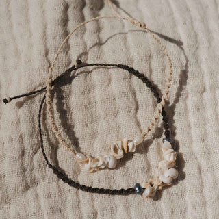 Tenunan Cord, Shell & Pearl Bracelet - Pineapple Island