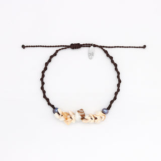 Tenunan Cord, Shell & Pearl Bracelet - Pineapple Island