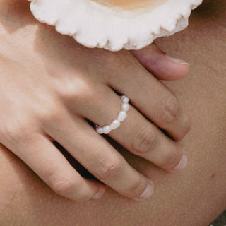 Pdang Pearl Stretch Ring - Pineapple Island