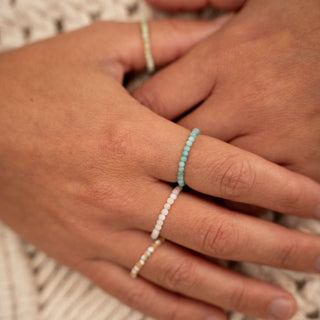 Kualoa Beaded Stretch Ring - Pineapple Island
