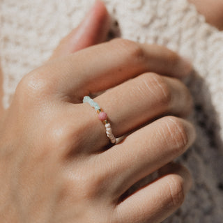 Ulaula Pastel Stretchy Ring - Pineapple Island