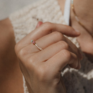Ulaula Pastel Stretchy Ring - Pineapple Island
