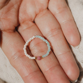 Ulaula Pastel Stretchy Ring - Pineapple Island