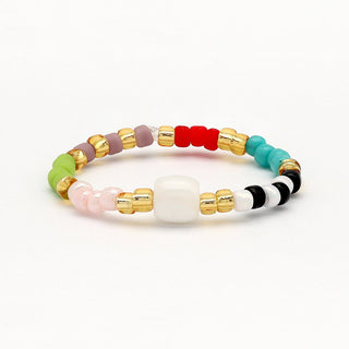 Berpesta Colourful Stretchy Ring - Pineapple Island