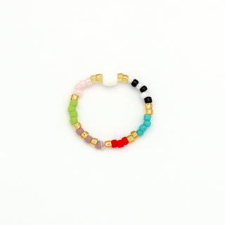 Berpesta Colourful Stretchy Ring - Pineapple Island