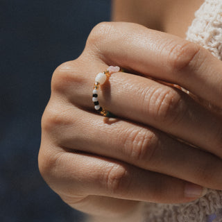 Berpesta Colourful Stretchy Ring - Pineapple Island