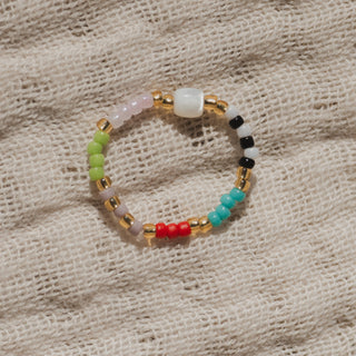 Berpesta Colourful Stretchy Ring - Pineapple Island