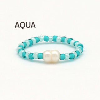 Mutiara Stretchy Ring Mix & Match Set - Pineapple Island