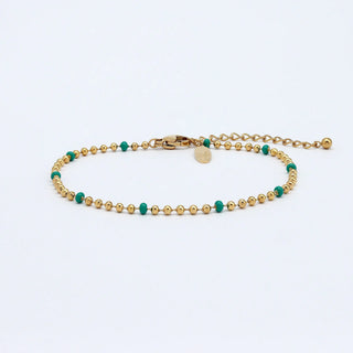Enamel Chain Waterproof Bracelet - Pineapple Island
