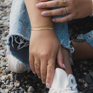 Paperclip Chain Bracelet - Pineapple Island