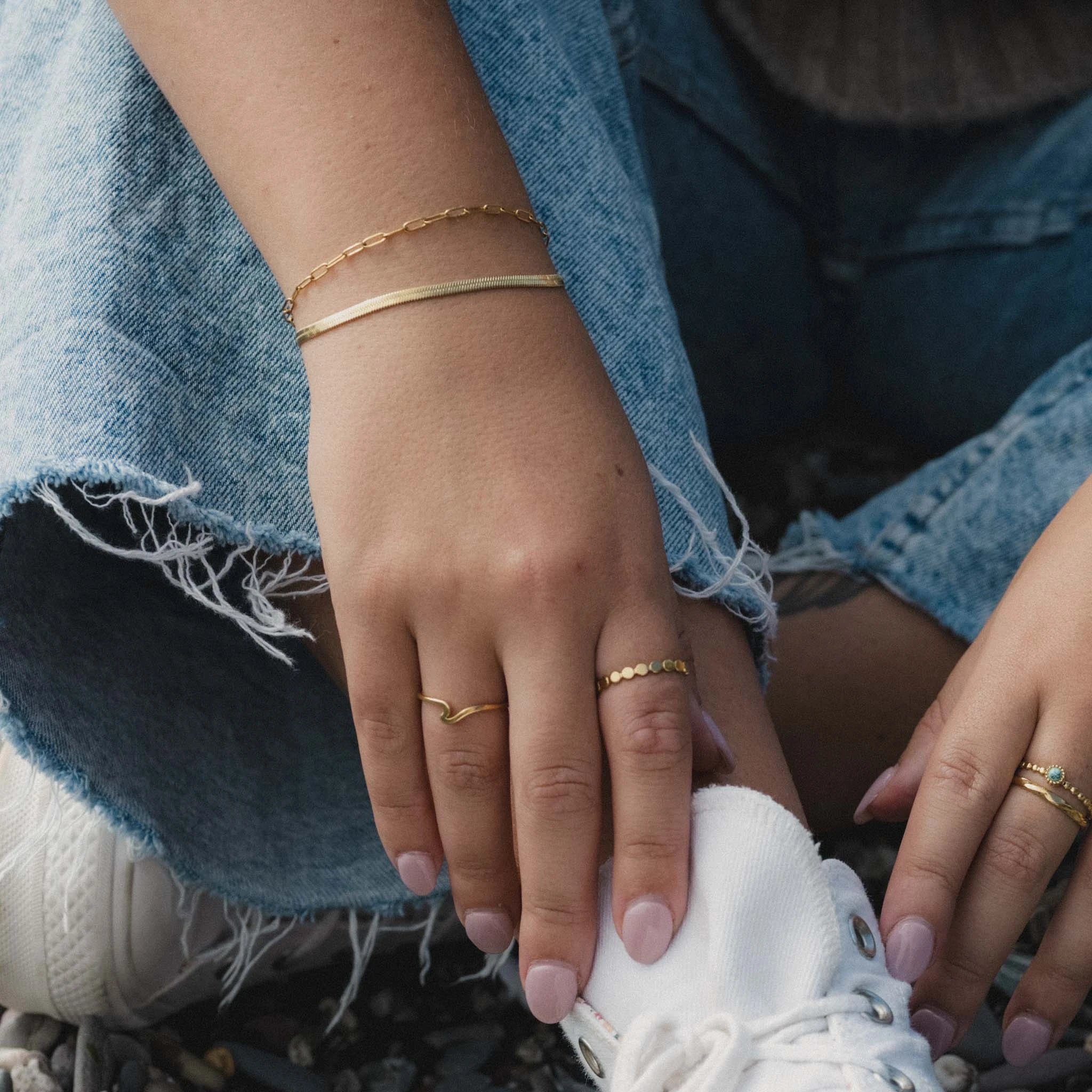 Herringbone Bracelet - Pineapple Island