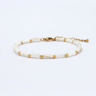Mother of Pearl Waterproof Bracelet - Pineapple Island