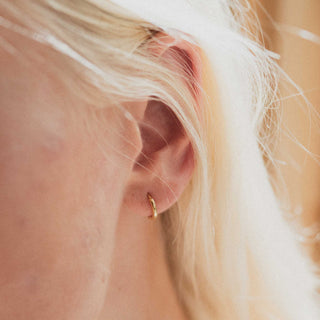 Tiny Huggie Hoop Waterproof Earrings