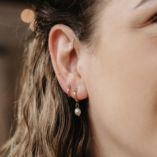 Freshwater Pearl Hoop Earring Set - Pineapple Island
