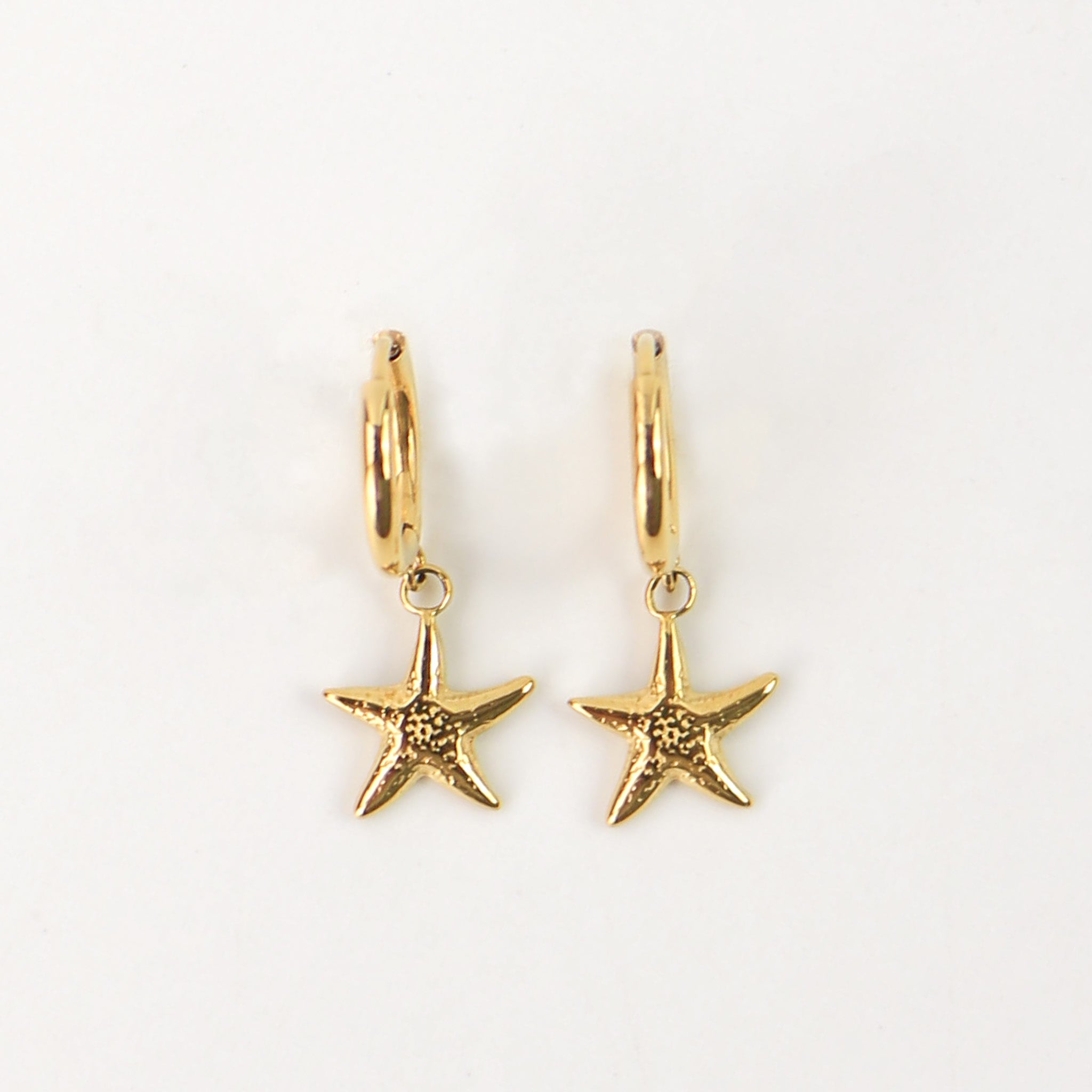 Starfish Hoop Earrings