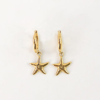 Starfish Hoop Earrings - Pineapple Island