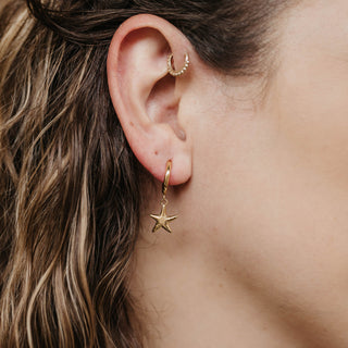 Starfish Hoop Earrings - Pineapple Island