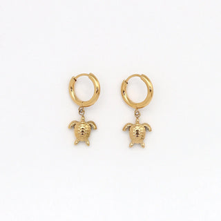 Turtle Hoop Earrings - Pineapple Island