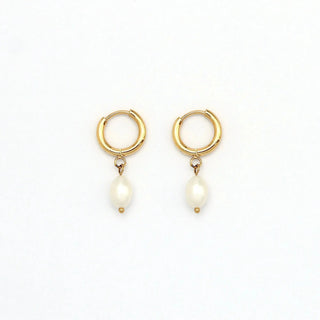 Freshwater Pearl Hoop Earrings - Pineapple Island