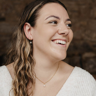 Freshwater Pearl Hoop Earrings - Pineapple Island