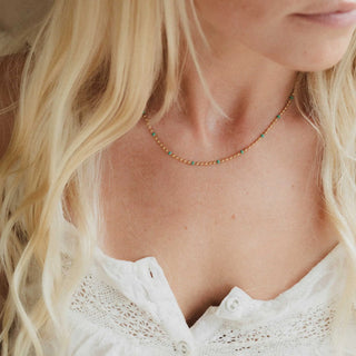 Enamel Chain Waterproof Necklace