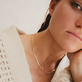 Herringbone Chain Necklace