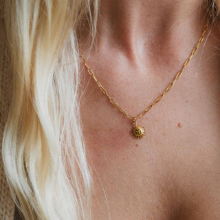 Sun Charm Necklace
