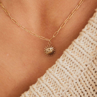 Sun Charm Necklace