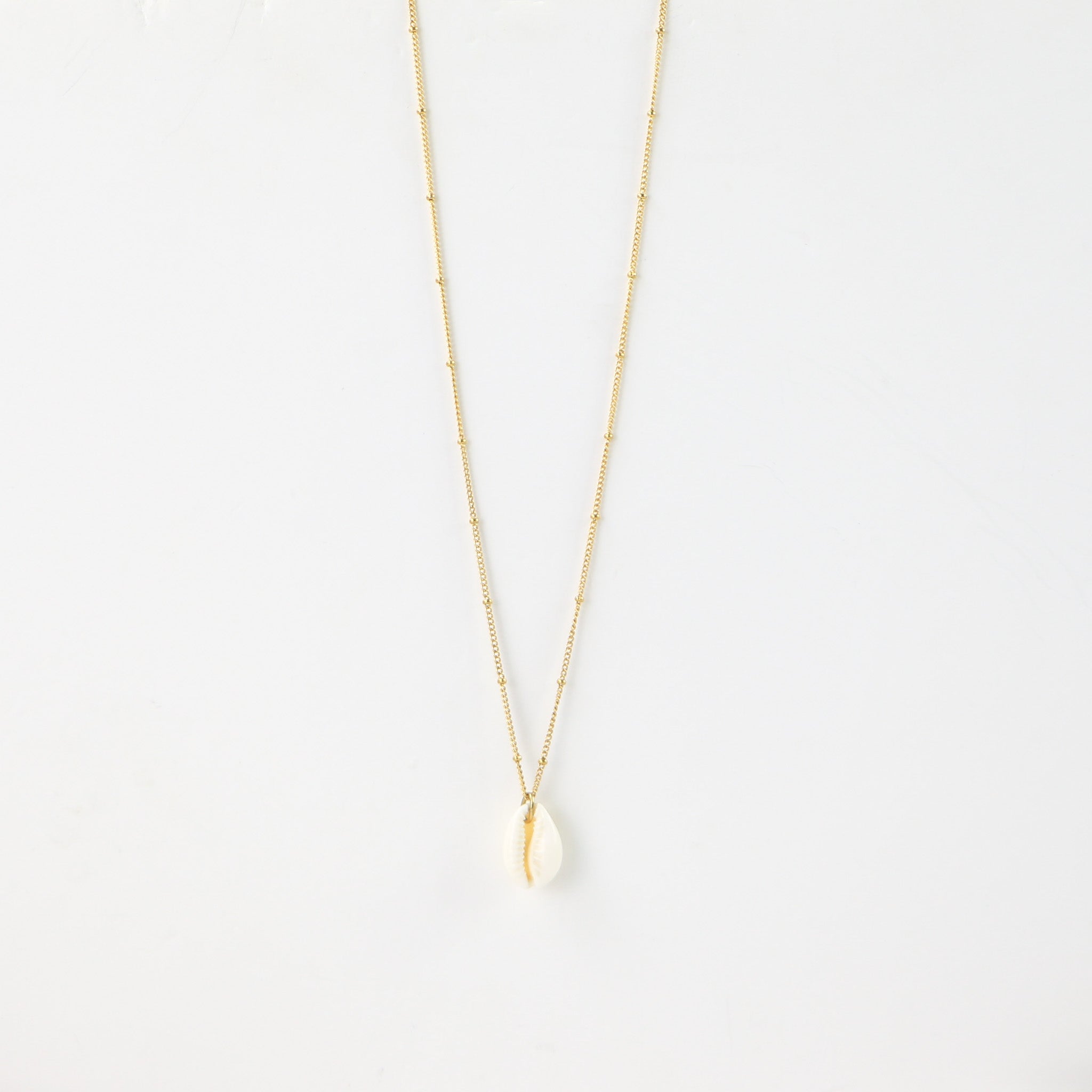 Cowrie Shell Chain Necklace