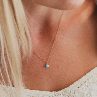 Permata Opal Gemstone Waterproof Necklace