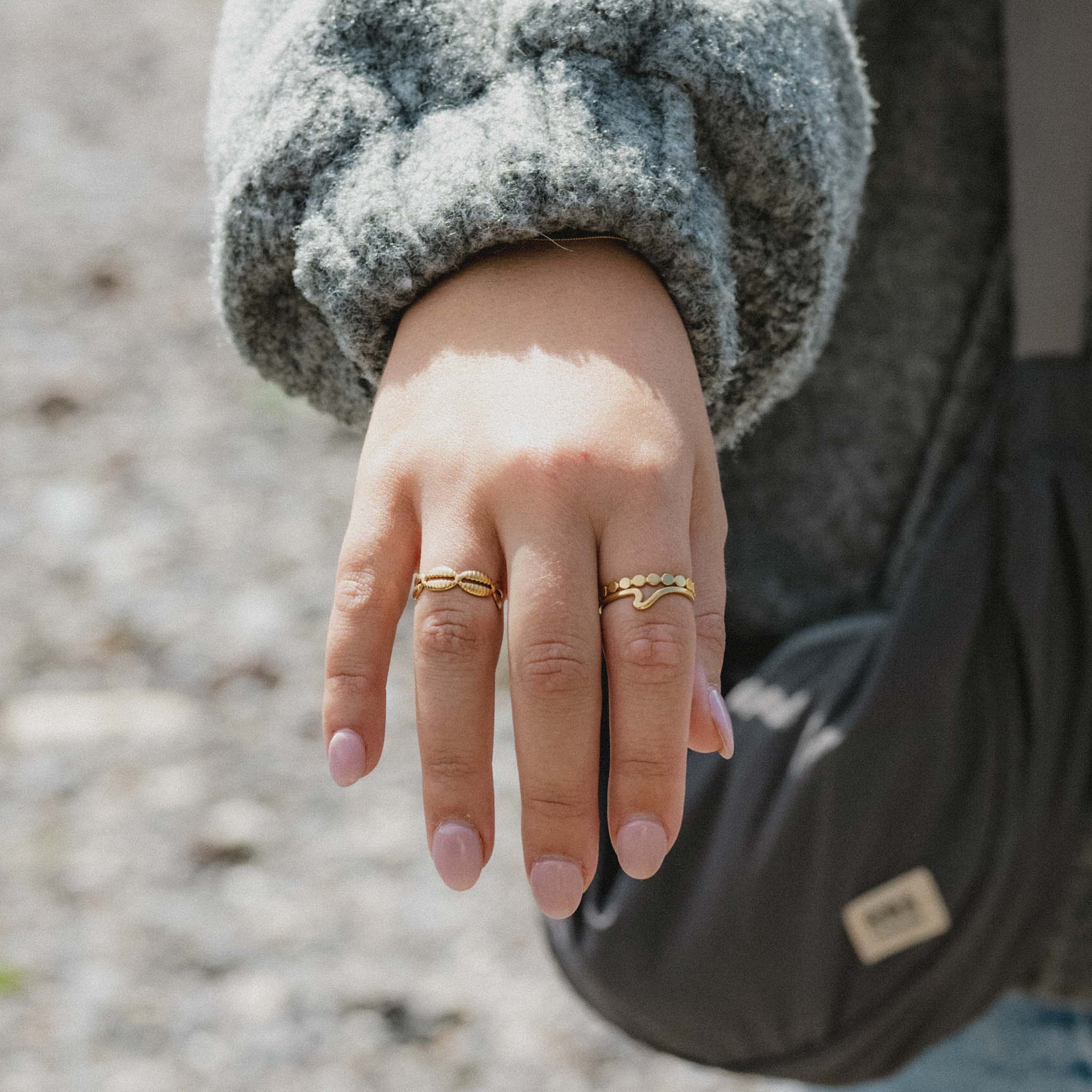 Cowrie Shell Ring