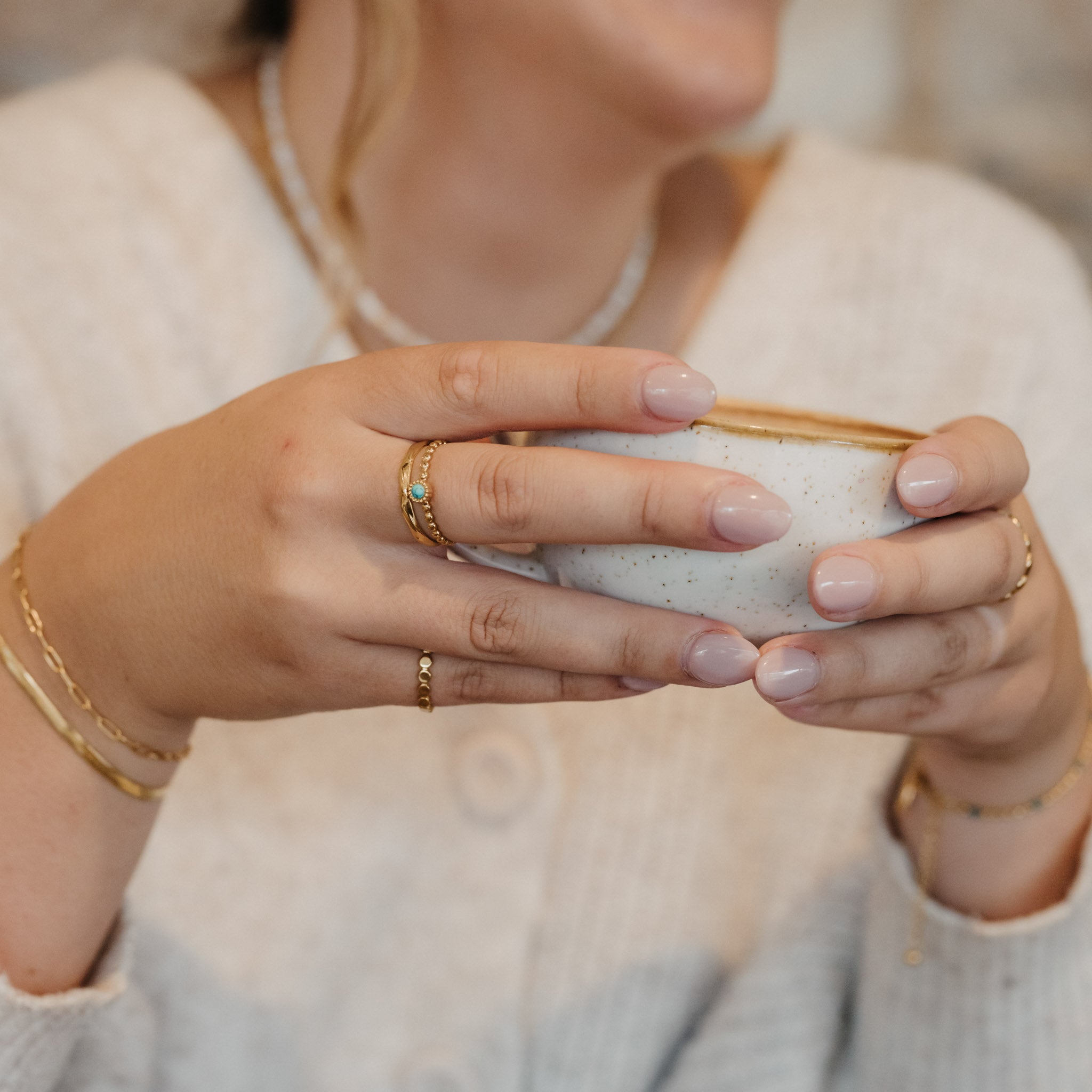 Turquoise Ring Stack